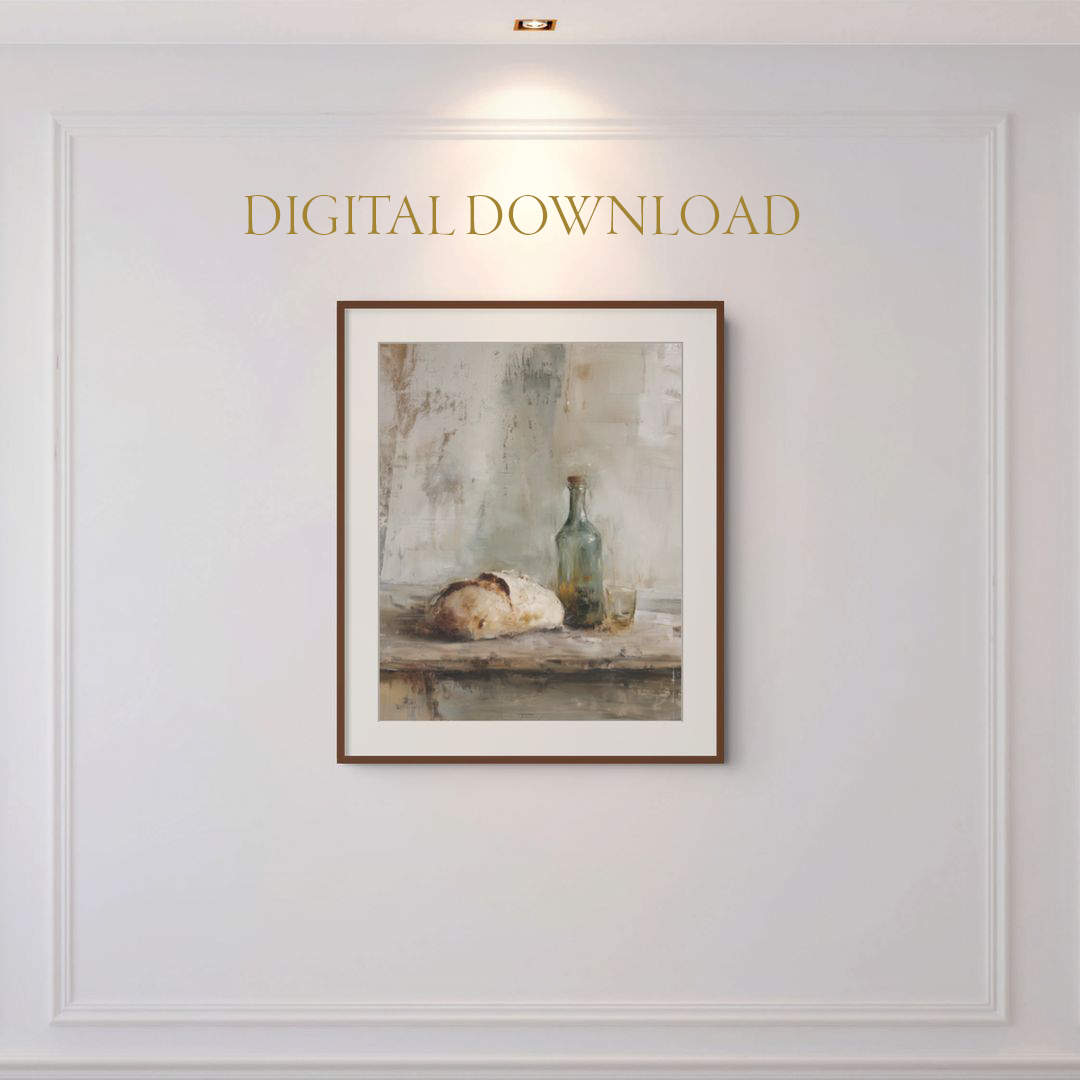 Bread and Wine (printable wall art)